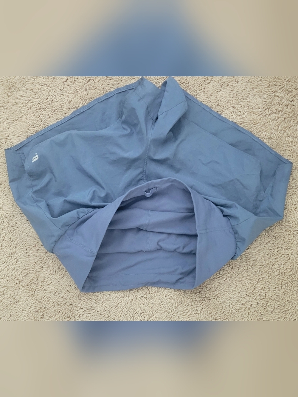 Fabletics Sun Chaser Shorts Activewear, Elemental Blue Color, Size S, Pocket - Picture 6 of 6